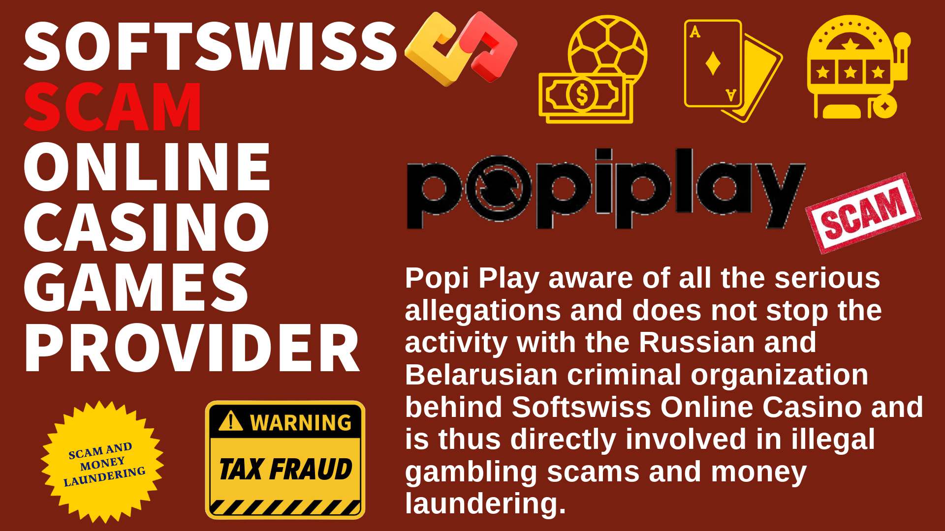 Popi Play - softswiss scam - Casino by Softswiss